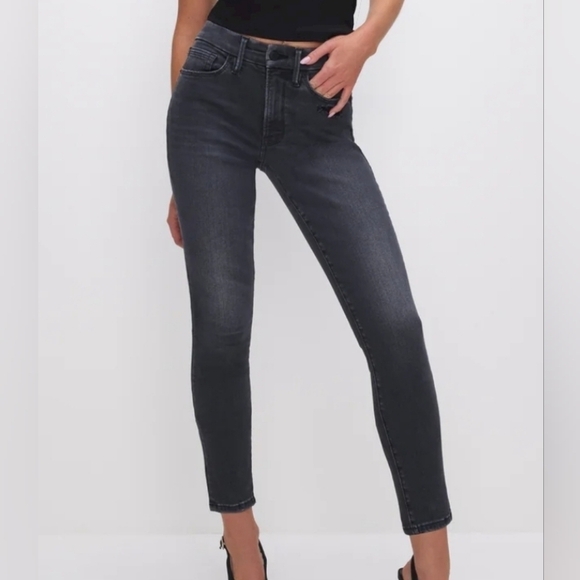 Good American Denim - GOOD AMERICAN Good Legs Black049 Grey skinny
